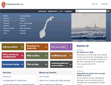Tablet Screenshot of fylkesmannen.no